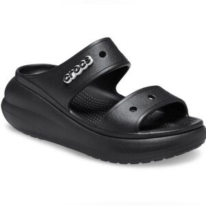 CROCS Classic Crush Black Sandals Women’s 10/ Men’s 8 NEW WITH TAGS